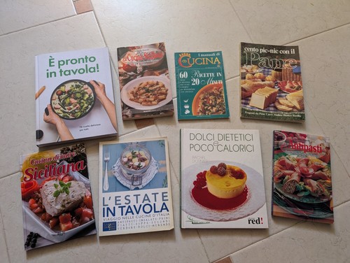 Set blocco lotto libri cucina - blocco,