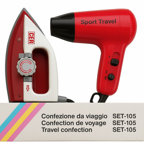 Set viaggio cea ferro - ferro, da