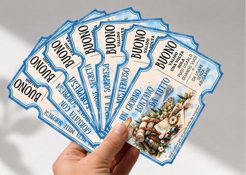 Set buoni regalo ticket - 10,